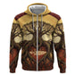 Léopold Sédar Senghor Hoodie Sacred Baobab Tree Design African Roots and Symbols Theme Negritude Movement - African Pride