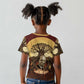 Léopold Sédar Senghor Kid T shirt Sacred Baobab Tree Design African Roots and Symbols Theme Negritude Movement - African Pride