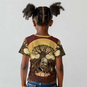 Léopold Sédar Senghor Kid T shirt Sacred Baobab Tree Design African Roots and Symbols Theme Negritude Movement - African Pride