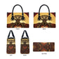 Léopold Sédar Senghor Leather Bag Sacred Baobab Tree Design African Roots and Symbols Theme Negritude Movement - African Pride