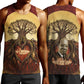 Léopold Sédar Senghor Men Tank Top Sacred Baobab Tree Design African Roots and Symbols Theme Negritude Movement - African Pride