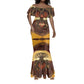Léopold Sédar Senghor Mermaid Dress Sacred Baobab Tree Design African Roots and Symbols Theme Negritude Movement - African Pride