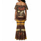 Léopold Sédar Senghor Mermaid Dress Sacred Baobab Tree Design African Roots and Symbols Theme Negritude Movement - African Pride