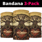 Léopold Sédar Senghor Neck Gaiter Sacred Baobab Tree Design African Roots and Symbols Theme Negritude Movement - African Pride