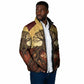 Léopold Sédar Senghor Padded Jacket Sacred Baobab Tree Design African Roots and Symbols Theme Negritude Movement - African Pride