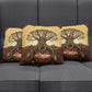 Léopold Sédar Senghor Pillow Cover Sacred Baobab Tree Design African Roots and Symbols Theme Negritude Movement - African Pride