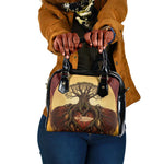 Léopold Sédar Senghor Shoulder Handbag Sacred Baobab Tree Design African Roots and Symbols Theme Negritude Movement - African Pride