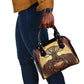Léopold Sédar Senghor Shoulder Handbag Sacred Baobab Tree Design African Roots and Symbols Theme Negritude Movement - African Pride