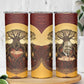 Léopold Sédar Senghor Skinny Tumbler Sacred Baobab Tree Design African Roots and Symbols Theme Negritude Movement - African Pride