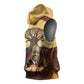 Léopold Sédar Senghor Sleeveless Hoodie Sacred Baobab Tree Design African Roots and Symbols Theme Negritude Movement - African Pride