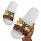 Léopold Sédar Senghor Slide Sandals Sacred Baobab Tree Design African Roots and Symbols Theme Negritude Movement - African Pride