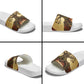 Léopold Sédar Senghor Slide Sandals Sacred Baobab Tree Design African Roots and Symbols Theme Negritude Movement - African Pride