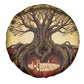 Léopold Sédar Senghor Spare Tire Cover Sacred Baobab Tree Design African Roots and Symbols Theme Negritude Movement - African Pride