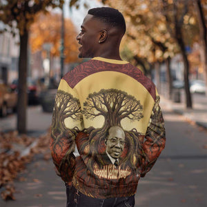 Léopold Sédar Senghor Sweatshirt Sacred Baobab Tree Design African Roots and Symbols Theme Negritude Movement - African Pride