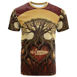 Léopold Sédar Senghor T shirt Sacred Baobab Tree Design African Roots and Symbols Theme Negritude Movement - African Pride