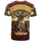 Léopold Sédar Senghor T shirt Sacred Baobab Tree Design African Roots and Symbols Theme Negritude Movement - African Pride