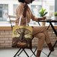 Léopold Sédar Senghor Tote Bag Sacred Baobab Tree Design African Roots and Symbols Theme Negritude Movement - African Pride