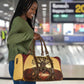 Léopold Sédar Senghor Travel Bag Sacred Baobab Tree Design African Roots and Symbols Theme Negritude Movement - African Pride