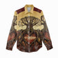 Léopold Sédar Senghor Women Casual Shirt Sacred Baobab Tree Design African Roots and Symbols Theme Negritude Movement - African Pride