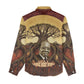 Léopold Sédar Senghor Women Casual Shirt Sacred Baobab Tree Design African Roots and Symbols Theme Negritude Movement - African Pride