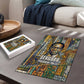 Léopold Sédar Senghor Puzzle President Poete Portrait Futuristic African Robotic Handshake Earth and Flowers Unity - African Pride