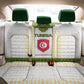 Tunisia Flag Back Car Seat Cover with National Crest and Emblem