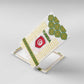 Tunisia Flag Canvas Wall Art with National Crest and Emblem
