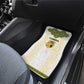Tunisia Flag Car Mats with National Crest and Emblem