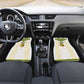 Tunisia Flag Car Mats with National Crest and Emblem