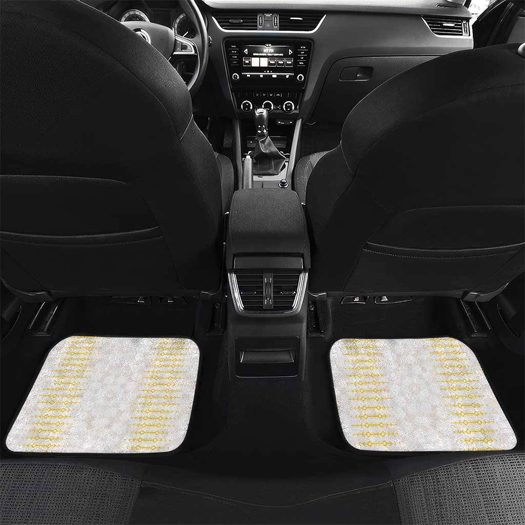 Tunisia Flag Car Mats with National Crest and Emblem