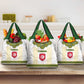 Tunisia Flag Grocery Bag with National Crest and Emblem
