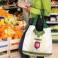 Tunisia Flag Grocery Bag with National Crest and Emblem