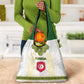 Tunisia Flag Grocery Bag with National Crest and Emblem