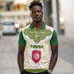 Tunisia Flag Polo Shirt with National Crest and Emblem