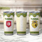 Tunisia Flag Tumbler Cup with National Crest and Emblem