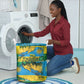 Rwanda Independence Day Laundry Basket Distressed Grunge Flag Design - Broken Chains And 1962 Graphic