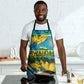 Rwanda Independence Day Apron Distressed Grunge Flag Design - Broken Chains And 1962 Graphic