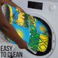 Rwanda Independence Day Bathroom Set Distressed Grunge Flag Design - Broken Chains And 1962 Graphic