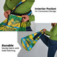 Rwanda Independence Day Grocery Bag Distressed Grunge Flag Design - Broken Chains And 1962 Graphic