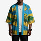 Rwanda Independence Day Kimono Distressed Grunge Flag Design - Broken Chains And 1962 Graphic