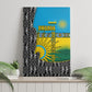 Rwanda Independence Day Unite Paix Progres Canvas Wall Art African Geometric Pattern - Power Fist And Coffee Branch Art