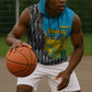 Rwanda Independence Day Unite Paix Progres Sleeveless Hoodie African Geometric Pattern - Power Fist And Coffee Branch Art