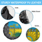 Rwanda Independence Day Unite Paix Progres Spare Tire Cover African Geometric Pattern - Power Fist And Coffee Branch Art