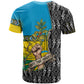 Rwanda Independence Day Unite Paix Progres T shirt African Geometric Pattern - Power Fist And Coffee Branch Art