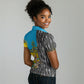 Rwanda Independence Day Unite Paix Progres Women Polo Shirt African Geometric Pattern - Power Fist And Coffee Branch Art