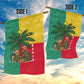 Benin Christmas Garden Flag Palm Tree Dolls and Red Yellow Green Festive - African Pride