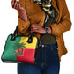 Benin Christmas Shoulder Handbag Palm Tree Dolls and Red Yellow Green Festive - African Pride
