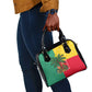 Benin Christmas Shoulder Handbag Palm Tree Dolls and Red Yellow Green Festive - African Pride