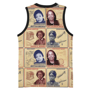 Brains Beauty And Breakthroughs Basketball Jersey Trailblazing Black Women Inventors and Innovators - African Pride