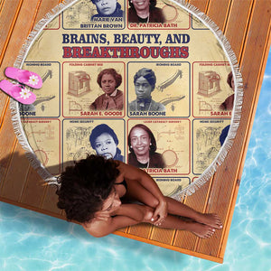 Brains Beauty And Breakthroughs Beach Blanket Trailblazing Black Women Inventors and Innovators - African Pride
